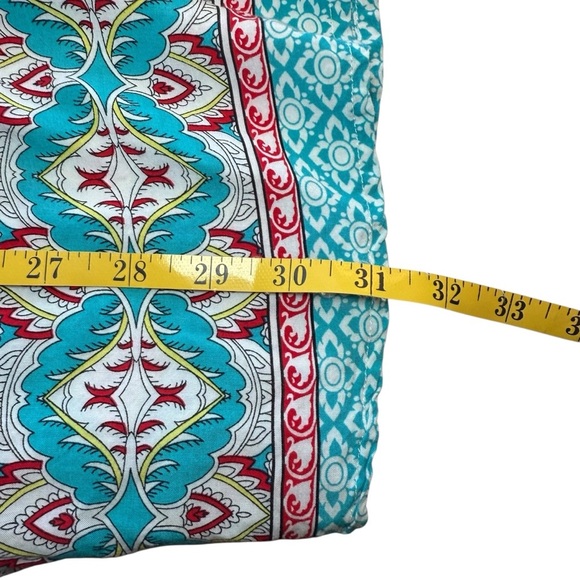 Umgee Boho Tunic Mixed Print Dress Small Lightweight V-Neck Geometric Bohemian - Picture 7 of 9